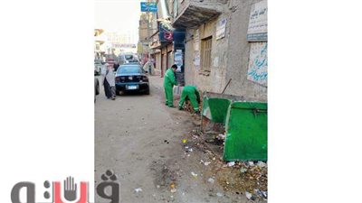 إزالة مبنى بالشارع العام وحملة نظافة شاملة في ديرب نجم بالشرقية