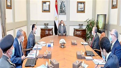 السيسي يكلف بتحمل الدولة تكلفة حصول مراكز تجميع الألبان على الشهادة الدولية.. زيادة أعداد القوافل البيطرية.. وتحسين آليات الري