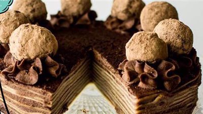 طريقة عمل تورتة الكريب في البيت من مطبخ الشيف آسيا