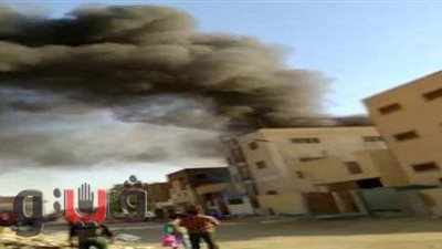 مشاهد مرعبة.. اللقطات الأولى لحريق منطقة 