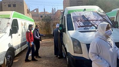 قافلة طبية لقري مركز أبوتشت في قنا