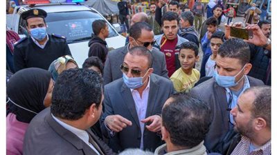 جولة مفاجئة لمحافظ الإسكندرية بمنطقة الفلكي