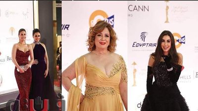 أجمل إطلالات الفنانات على السجادة الحمراء بافتتاح مهرجان القاهرة السينمائي | صور
