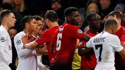 تعادل مثير 1 / 1 بين مانشستر يونايتد وباريس سان جيرمان بالشوط الأول