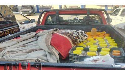 التحفظ على دقيق  زيت تمويني محظور  بيعه وعسل مغشوش ببني سويف