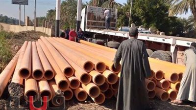 بدء  تنفيذ مشروع الغاز الطبيعي بأرمنت في الأقصر | صور