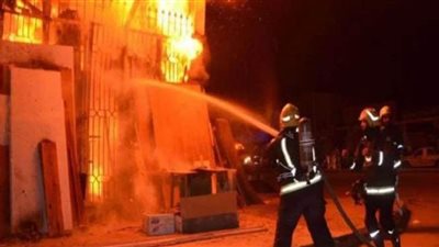 استعجال تقرير المعمل الجنائي لحريق مكاتب ومعدات داخل جهاز حدائق أكتوبر