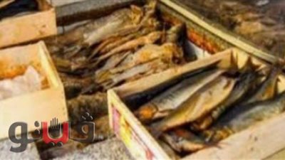 ضبط 2.5 طن رنجة فاسدة داخل ثلاجة في الغربية