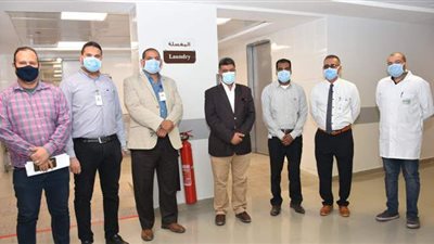 خبراء في البيئة يراجعون آليات إدارة المخلفات بمستشفى شفاء الأورام