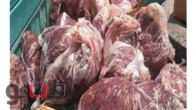 التحفظ على لحوم سودانية فاسدة قبل طرحها في أسواق الفيوم