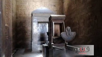 بالصور.. أثريون يرصدون تعامد الشمس على معبد إدفو في أسوان