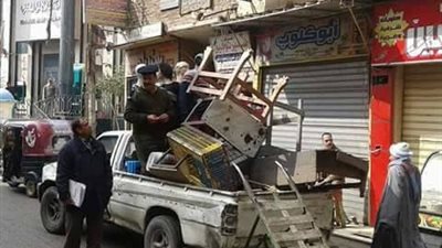 حملة لرفع الإشغالات والنظافة في حملة بسوهاج