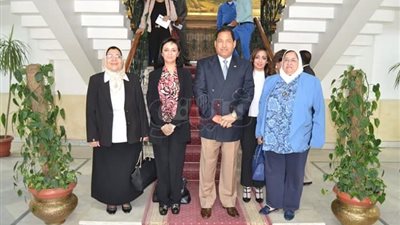 محافظ الغربية يناقش عددا من القضايا مع رئيس المجلس القومي للمرأة