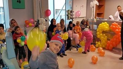 الإدارة العامة للمرور تستقبل أطفال مستشفى 57357 بمناسبة العيد