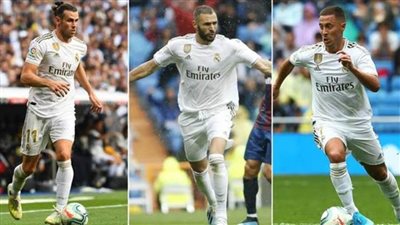 ريال مدريد يفقد جهود بنزيمة وبيل وهازارد في السوبر الإسباني