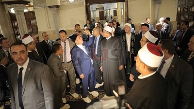 رئيس تتارستان يزور الجامع الأزهر