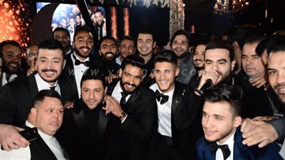 نجوم الفن والرياضة في حفل زفاف أحمد الشيخ | صور