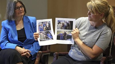 بالفيديو والصور.. الشرطة تعتقل ممرضة رفضت مخالفة قواعد عملها