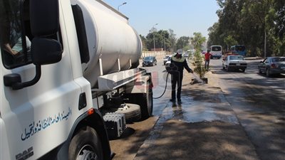 حملات موسعة لرفع كفاءة النظافة بالجيزة (صور)