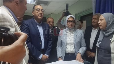 مدبولي يتفقد مستشفى المنصورة العام