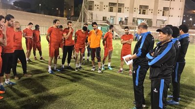 علاء نبيل يقود تدريبات المقاولون استعدادا للزمالك (صور)