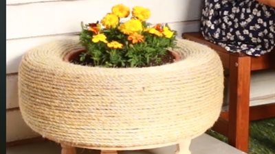 شاهد طرق الاستفادة من إطارات السيارات القديمة (فيديو)