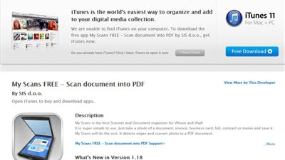 حول مستنداتك المصورة إلى PDF مع My Scans