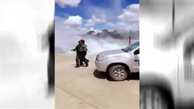 متظاهرون يسيطرون على مطار «سانتا إيلينا» في فنزويلا ( فيديو)