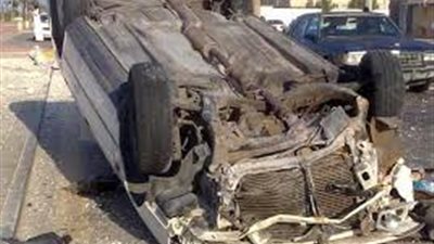 إصابة 6 بينهم ثلاثة أطفال في حادث انقلاب سيارة ببورسعيد