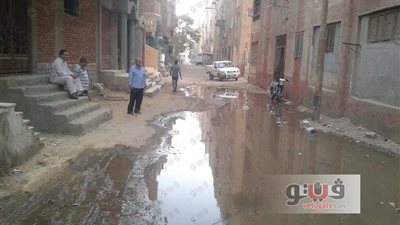 بالصور.. غرق «زرابي الفشن» في بني سويف بمياه الصرف الصحي