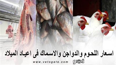 اسعار اللحوم والدواجن والاسماك فى أعياد الميلاد