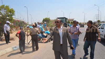 محافظ الإسماعيلية يتابع أعمال مبادرة «حلوة يا بلدي»