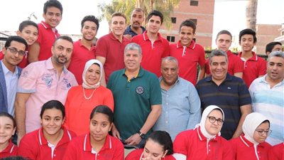 «مجاهد وكردي والشامي» يرافقون «شوبير» في جولته بكفر الشيخ (صور)