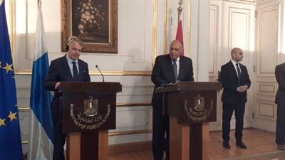وزير الخارجية: مصر أكبر المستوردين للأخشاب من فنلندا