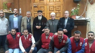 وكيل أوقاف دمياط يزور كنيسة العذراء لتقديم التهنئة بعيد الميلاد