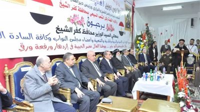 محافظ كفرالشيخ يشهد احتفالات عيد الميلاد المجيد بكنيسة القديسة دميانة