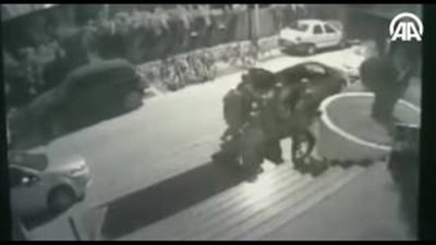 أول فيديو لمحاولة اغتيال «أردوغان»