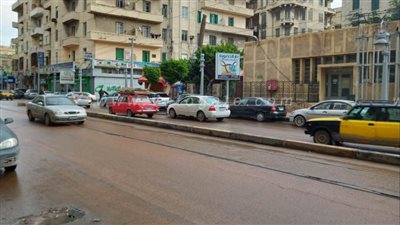 هطول أمطار غزيرة على الإسكندرية