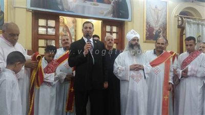 البدري ضيف يشارك في احتفالات أقباط أسيوط بعيد الميلاد المجيد