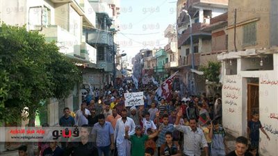 مسيرة لعناصر الجماعة الإرهابية ضد غلاء الأسعار بحوش عيسى