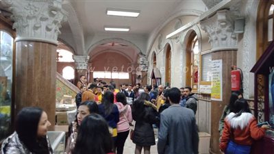 7 صور ترصد احتفالات الأقباط بالإسكندرية بعيد الميلاد