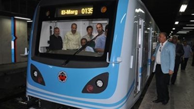 تعطل حركة المترو في الخط الأول بسبب الأمطار الغزيرة