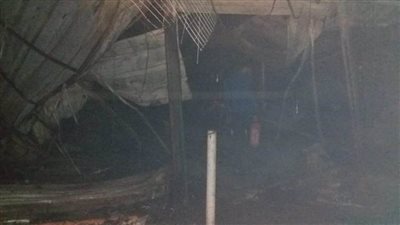 ‎السيطرة علي حريق بشبرا والخسائر نصف مليون جنيه( صور )