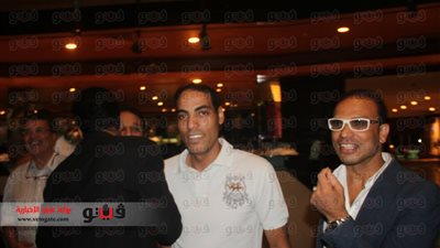 بالصور.. خالد بيبو وفاروق يحضران حفل تكريم النصر