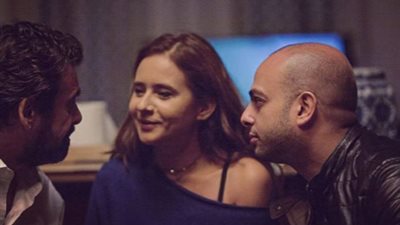 كريم ونيللي وأحمد مراد في كواليس 