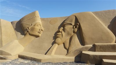 متحف الرمال بالغردقة.. إبداع فني ودليل السائحين لمعرفة معالم مصر (صور)