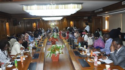 تفاصيل لقاء الوفد الأفريقي المشارك ببرنامج الوكالة المصرية للشراكة من أجل التنمية