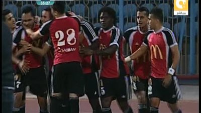 «كونان» يحرز الهدف الثاني لطلائع الجيش في المصري