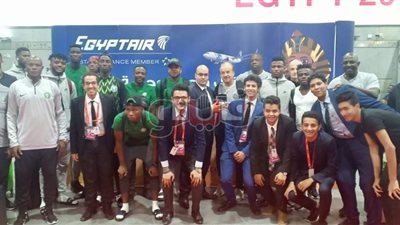 منتخب نيجيريا يغادر القاهرة بعد الفوز بالمركز الثالث في أمم أفريقيا