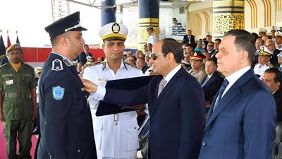 11 صورة ترصد حفل تخرج دفعة الشهيد عمر القاضي بأكاديمة الشرطة بحضور السيسي